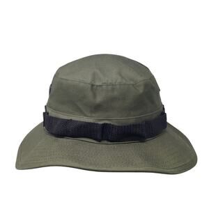 Ha Boonie Hat Green One Size Lightweight Sun Protection Blank